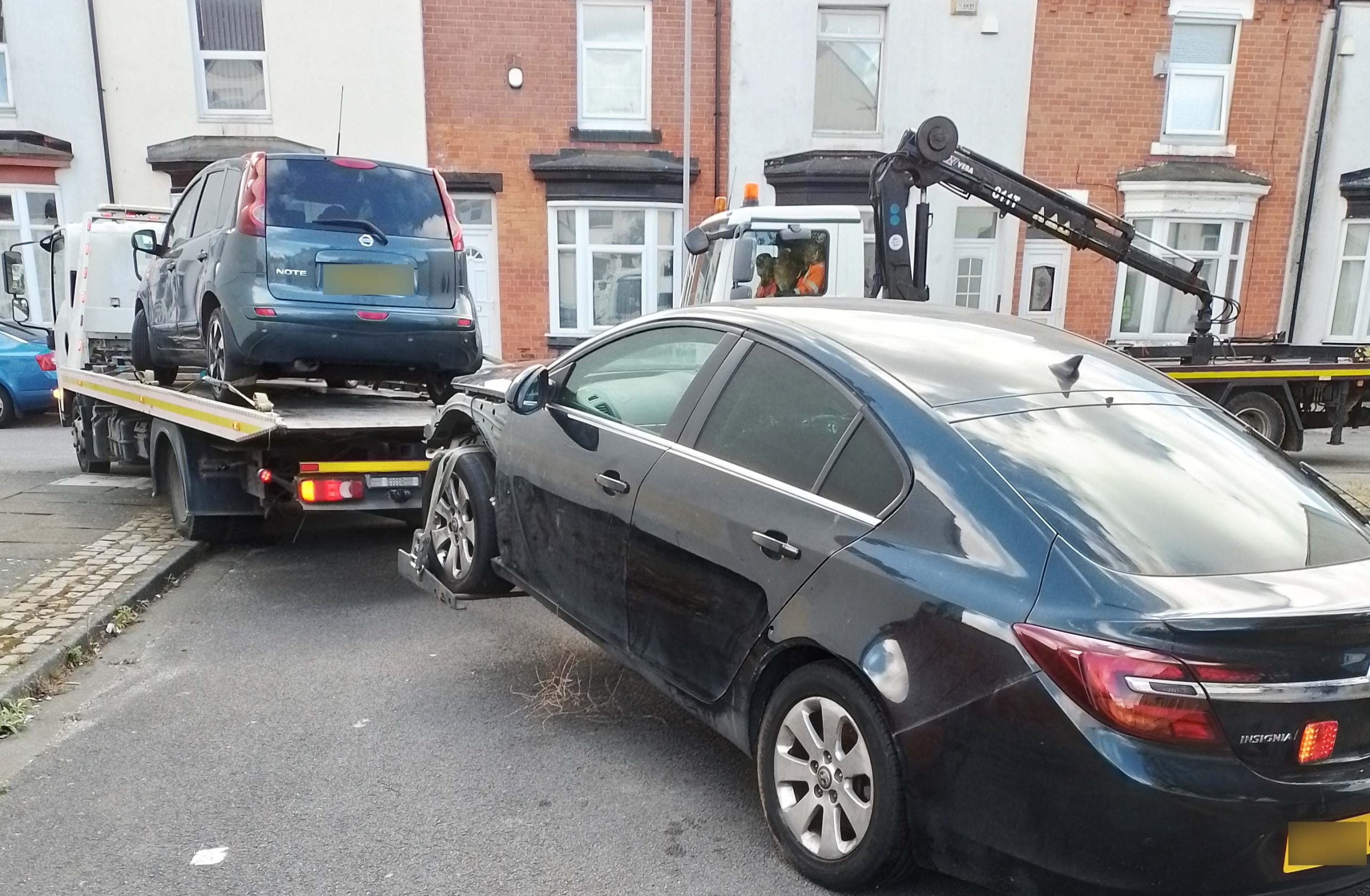 TOWN CENTRE CRACKDOWN SEES UNTAXED VEHICLES REMOVED